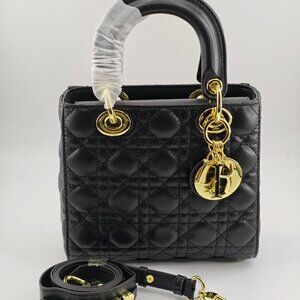 Lady dior medium Black